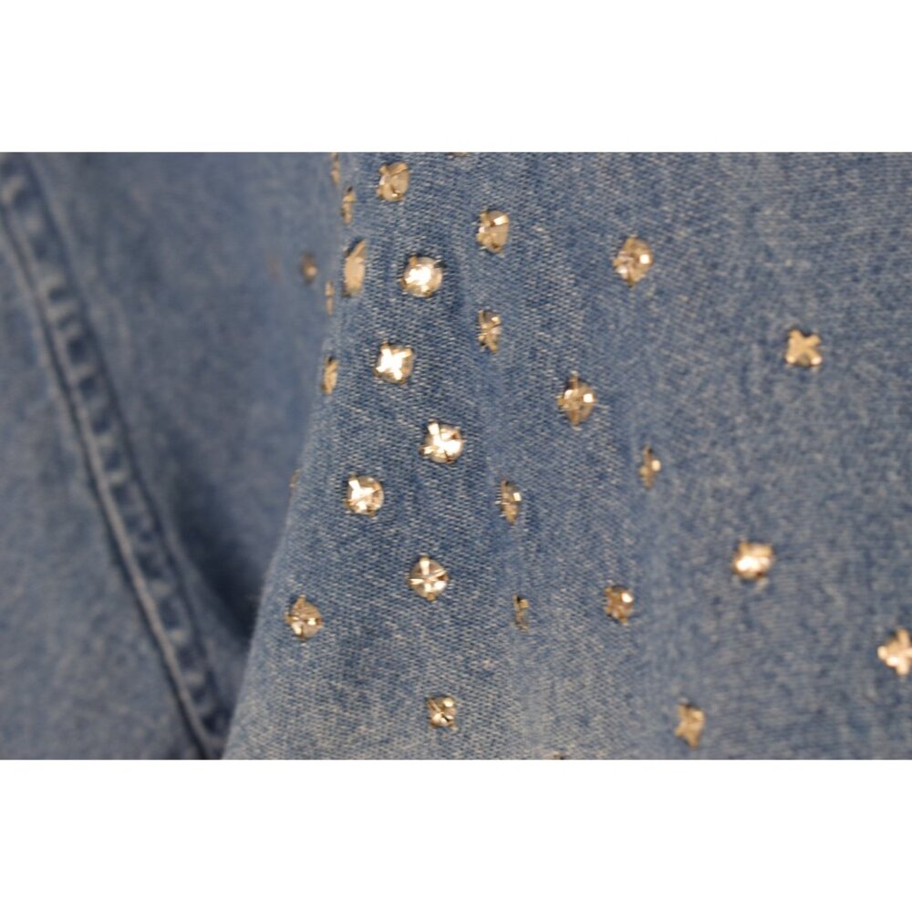 Vintage 90s Jane Ashley‎ Blue Button Down Blouse | size 2x - Picture 5 of 10